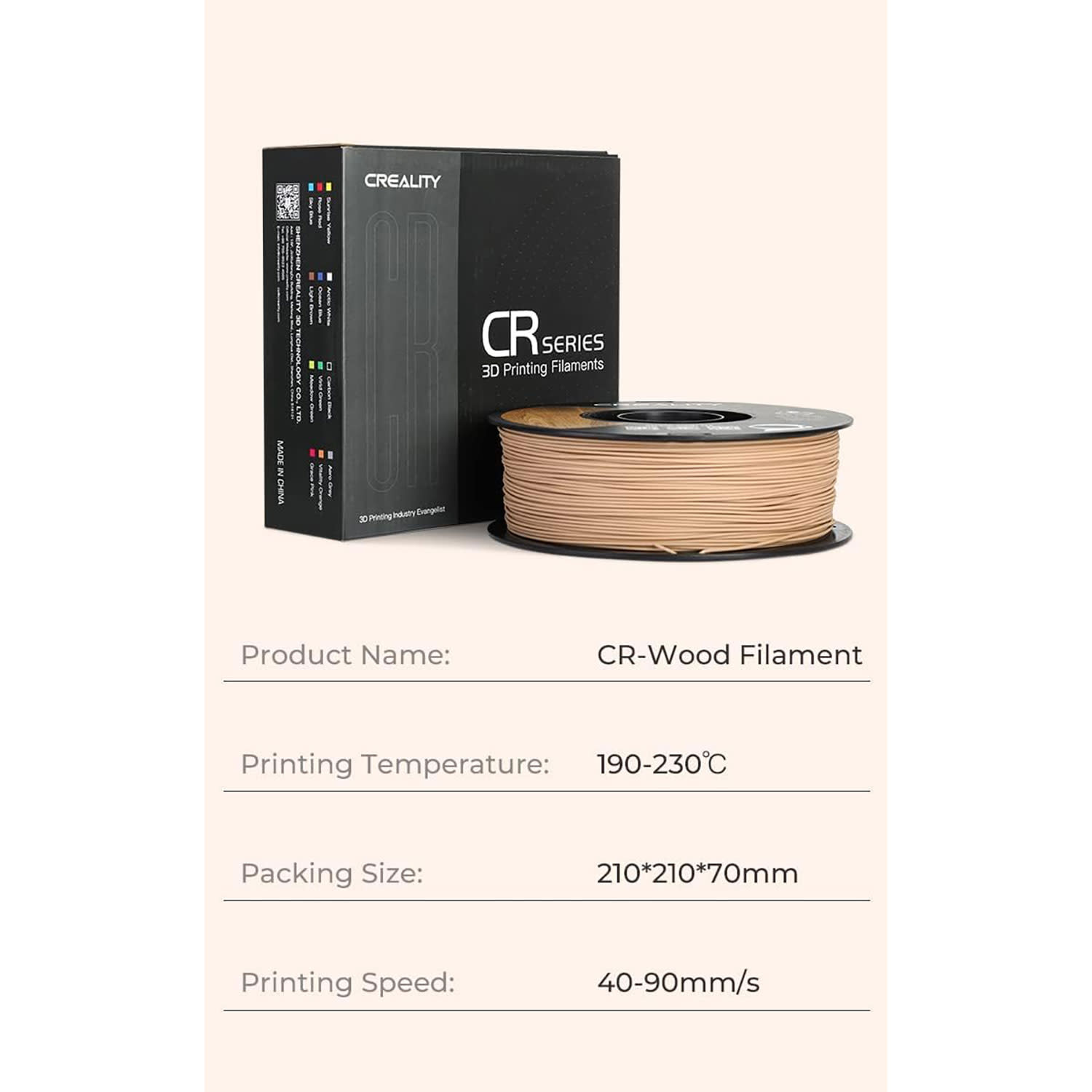 Εικόνα 3 του Creality CR-Wood 3D Filament  1,75 mm