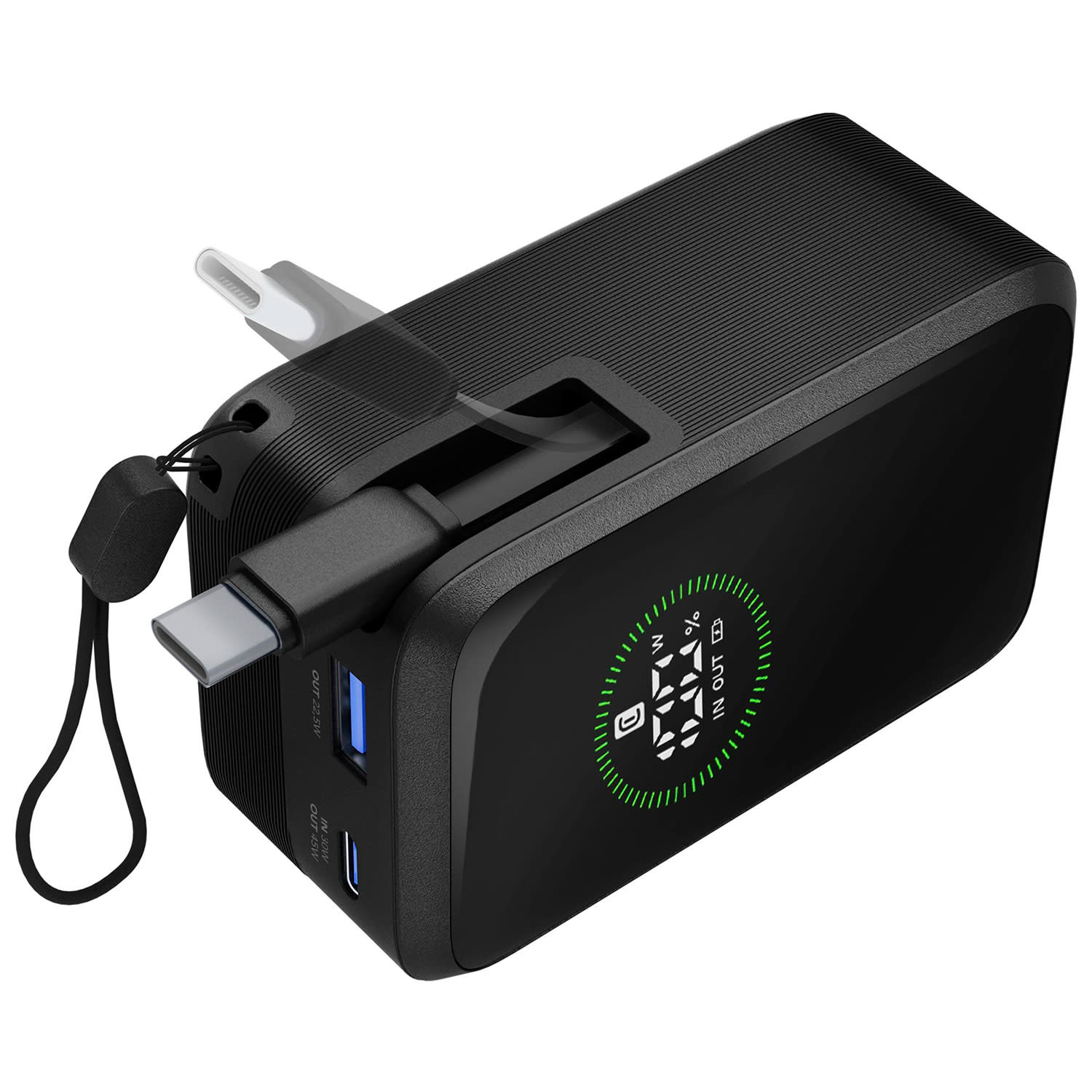 Cellularline Powerbank PD 10000 mAh 3 Θέσεων 45W Μαύρο