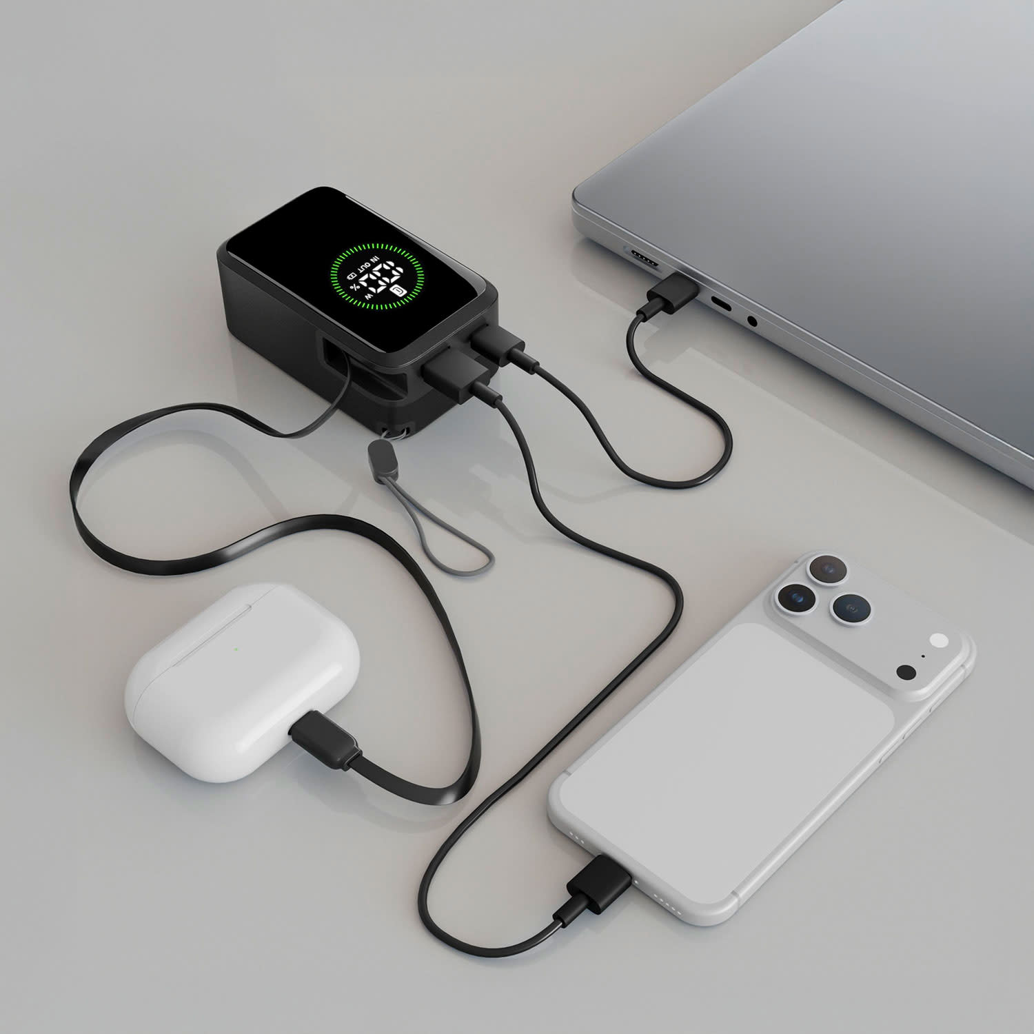Κάνε κλικ για να δεις την εικόνα 4 του Cellularline Powerbank PD 10000 mAh 3 Θέσεων 45W Μαύρο