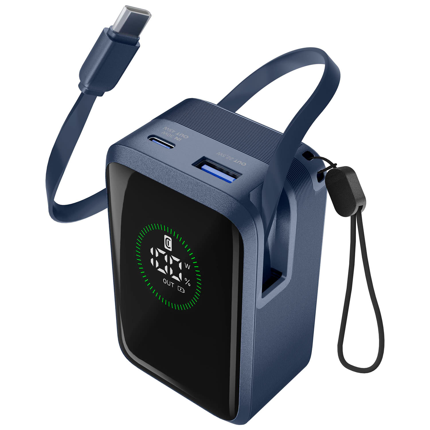 Cellularline Powerbank PD 10000 mAh 3 Θέσεων 45W Μπλε