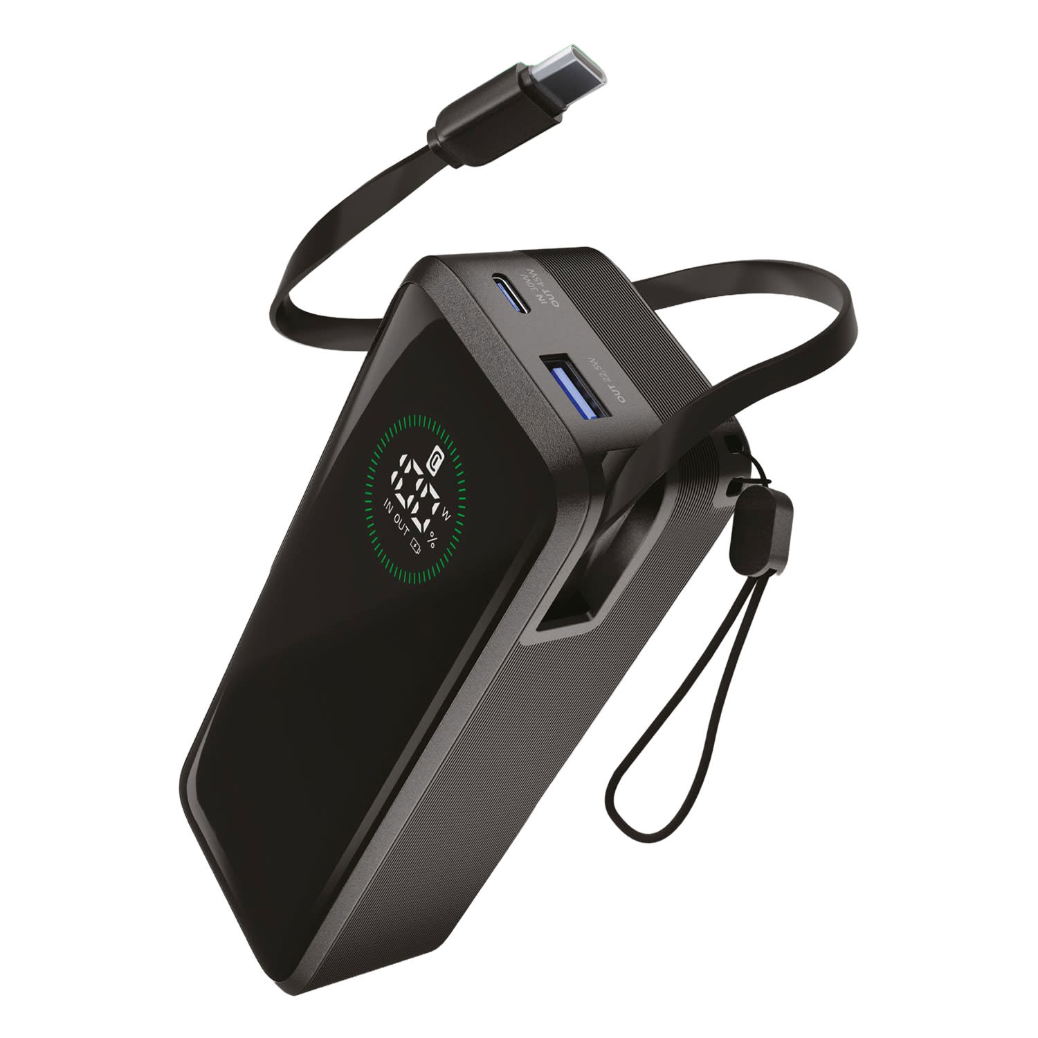 Cellularline Powerbank PD 20000 mAh 3 Θέσεων 65W Μαύρο