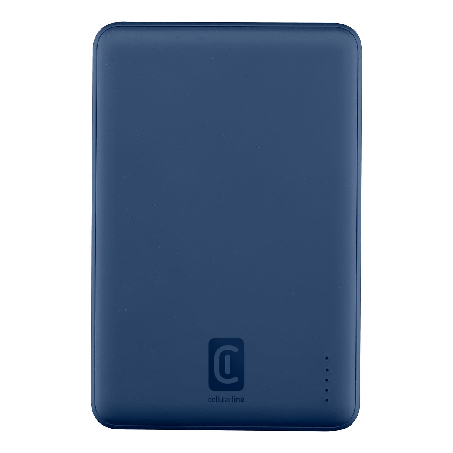 Cellularline Powerbank με ασύρματη φόρτιση PD 5000 mAh 2 Θέσεων 20W Μπλε