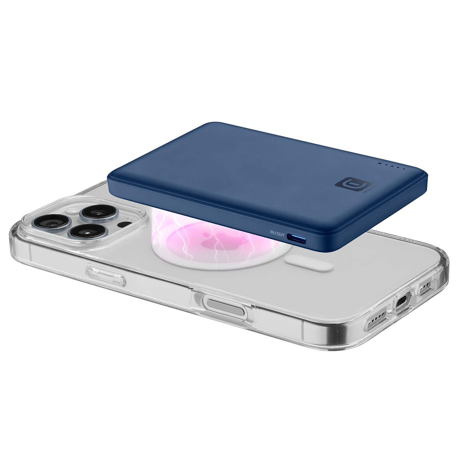 Εικόνα 3 του Cellularline Powerbank με ασύρματη φόρτιση PD 5000 mAh 2 Θέσεων 20W Μπλε