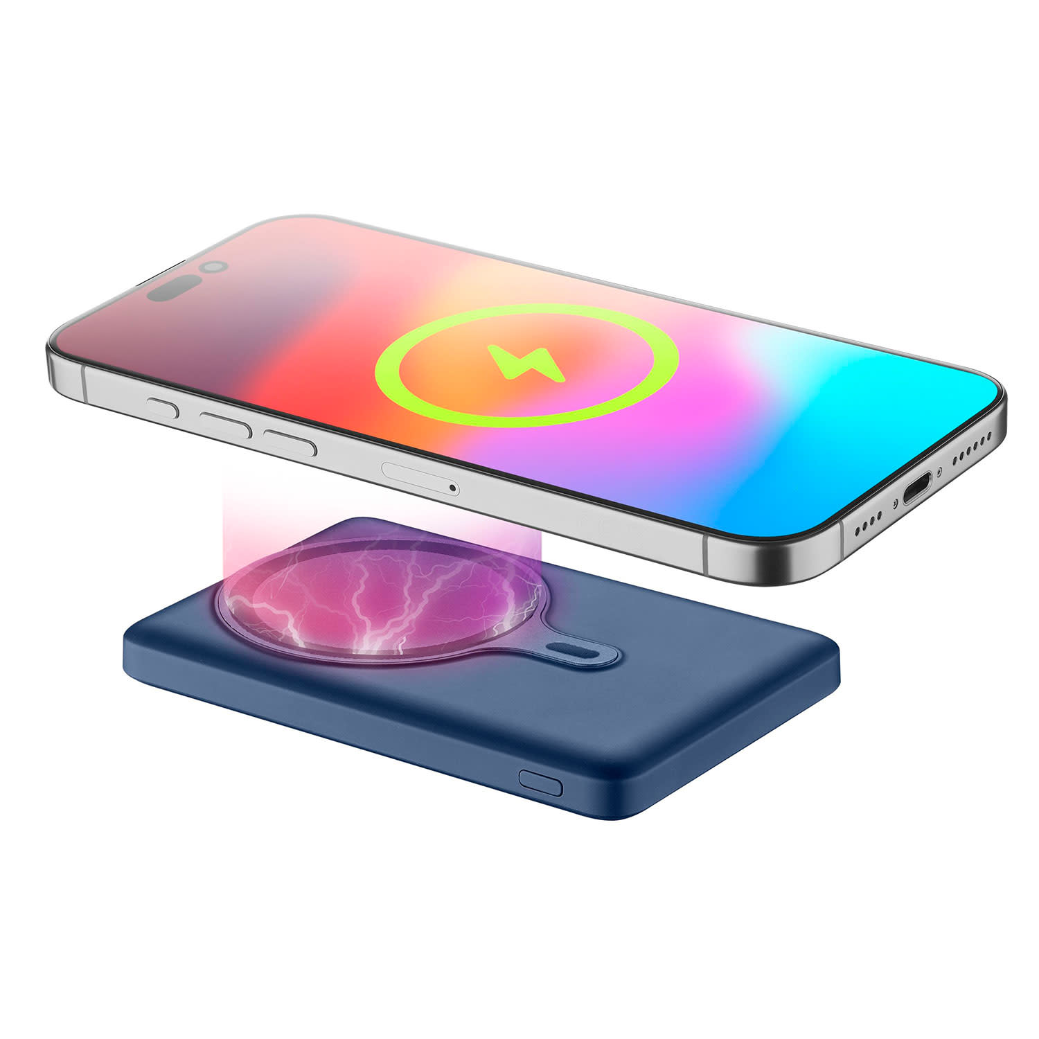 Εικόνα 6 του Cellularline Powerbank με ασύρματη φόρτιση PD 5000 mAh 2 Θέσεων 20W Μπλε