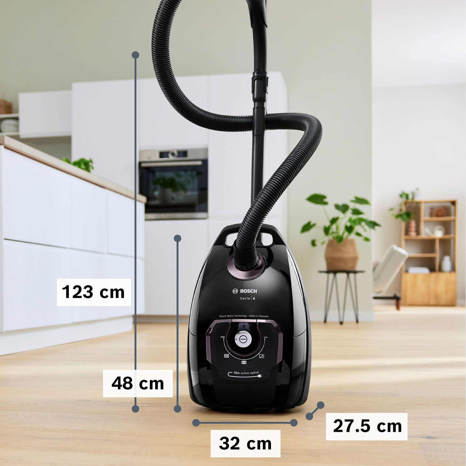 Κάνε κλικ για να δεις την εικόνα 4 του Bosch Σκούπα Με Σακούλα BGL8BA3L Series 8 Led
