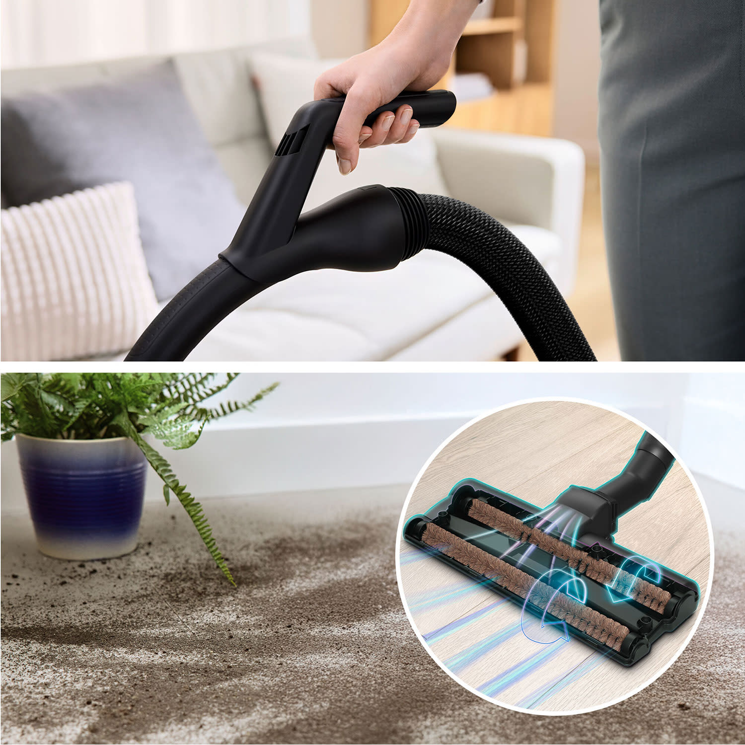 Κάνε κλικ για να δεις την εικόνα 6 του Bosch Σκούπα Με Σακούλα BGL8BA3L Series 8 Led