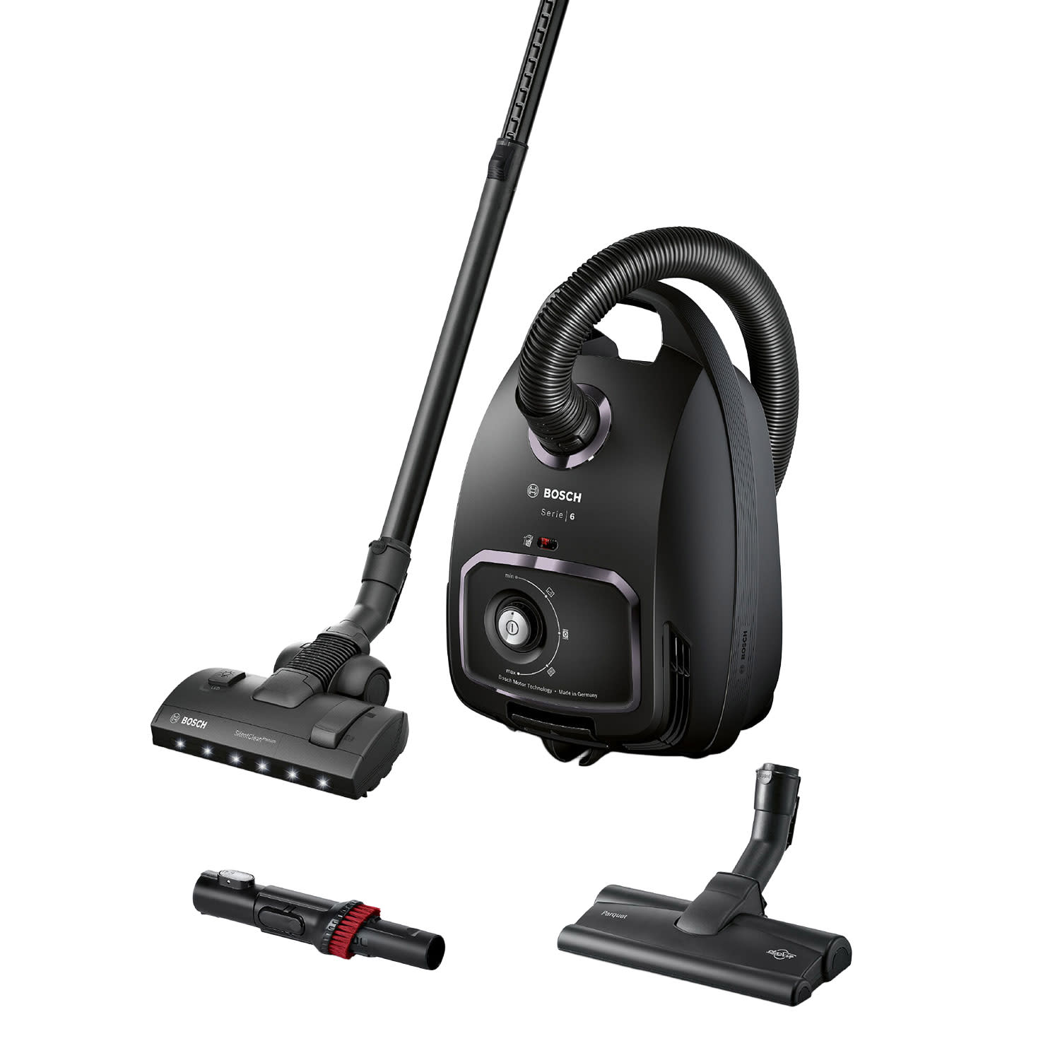 Bosch Σκούπα Με Σακούλα BGL6BA3L Series 6 Led