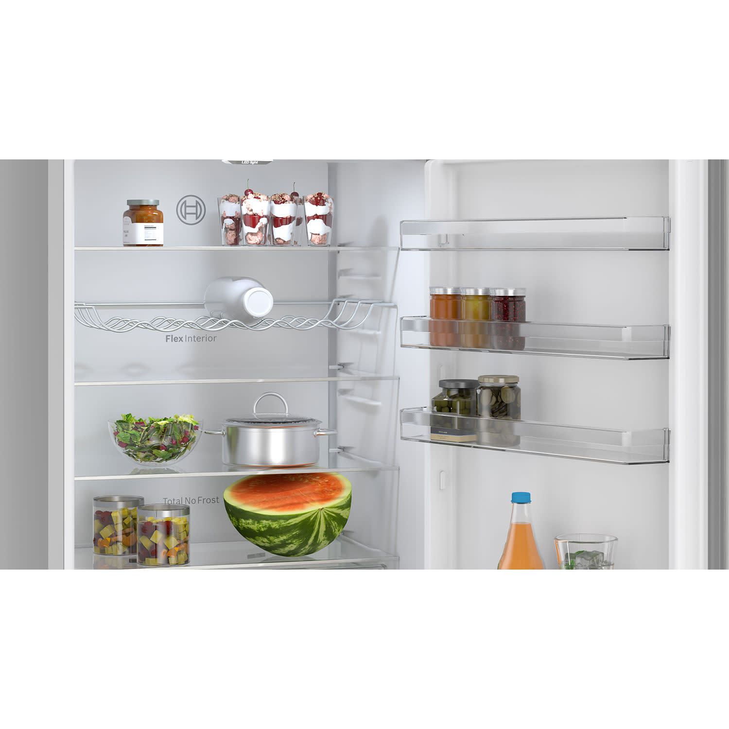 Κάνε κλικ για να δεις την εικόνα 4 του Bosch KGN492LAF Ψυγειοκαταψύκτης Metal Look