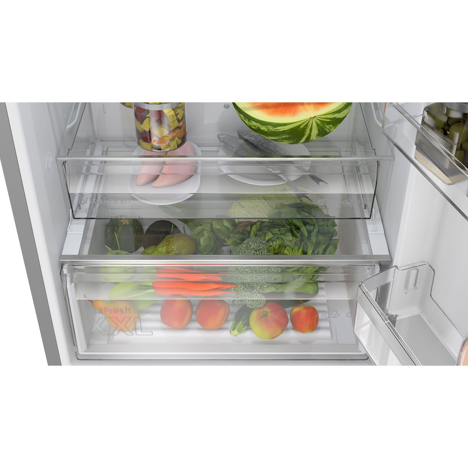 Κάνε κλικ για να δεις την εικόνα 5 του Bosch KGN492LAF Ψυγειοκαταψύκτης Metal Look