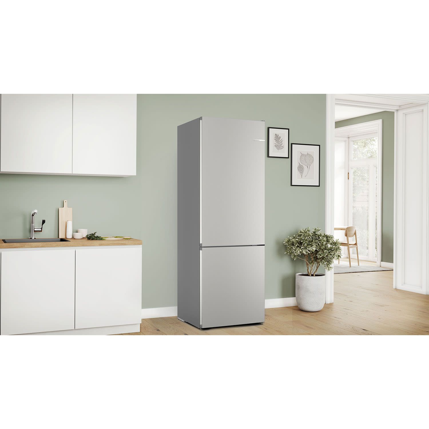 Κάνε κλικ για να δεις την εικόνα 9 του Bosch KGN492LAF Ψυγειοκαταψύκτης Metal Look