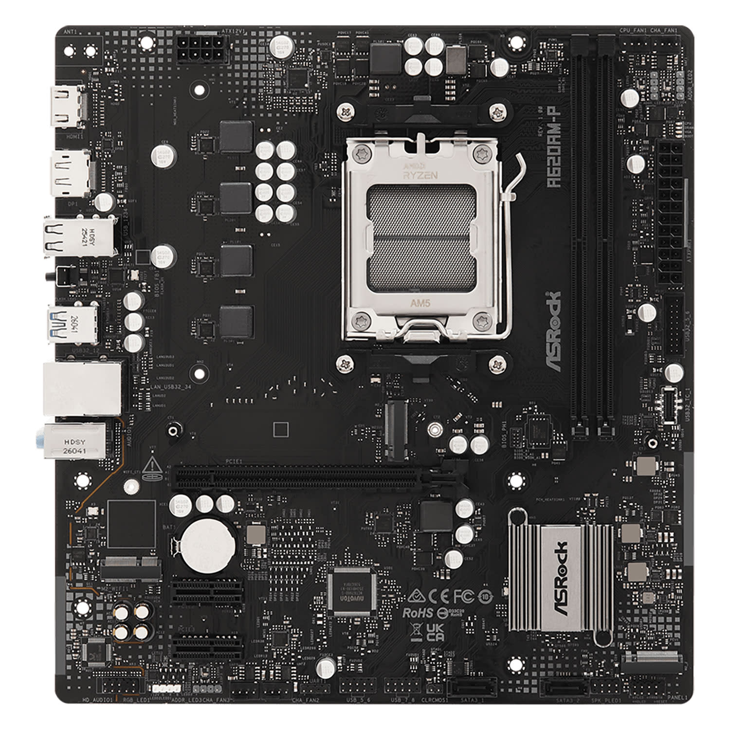 Εικόνα 2 του Asrock Motherboard A620AM-P (A620/AM5/DDR5)
