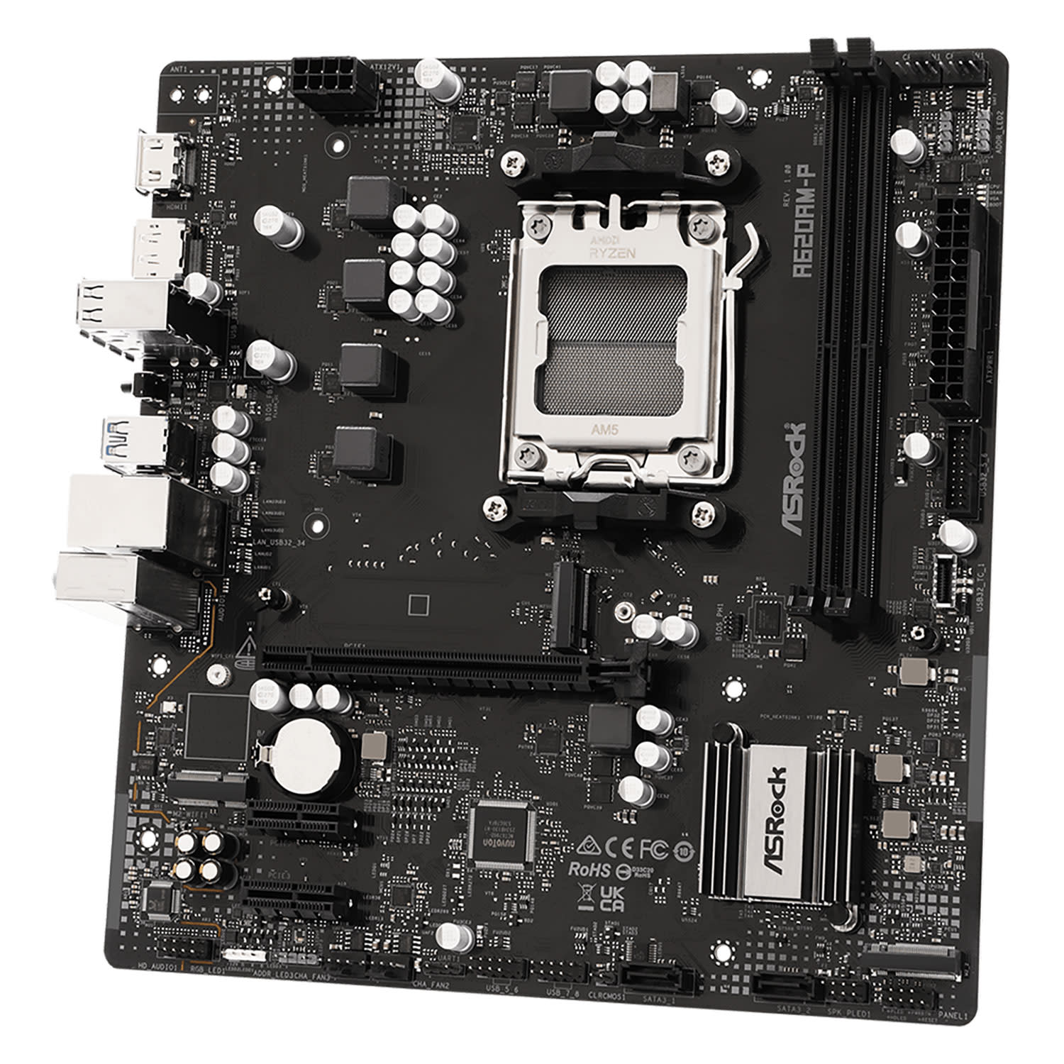 Εικόνα 4 του Asrock Motherboard A620AM-P (A620/AM5/DDR5)