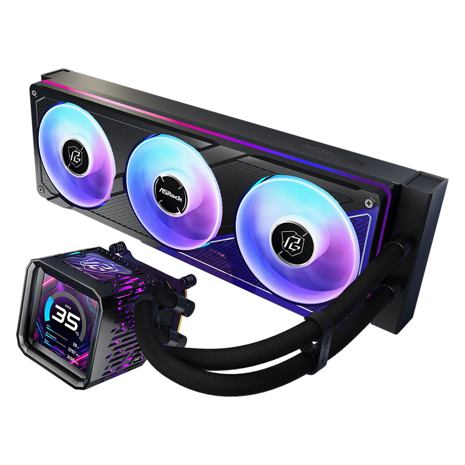 Εικόνα 2 του Asrock CPU Cooler PHANTOM GAMING 360 LCD