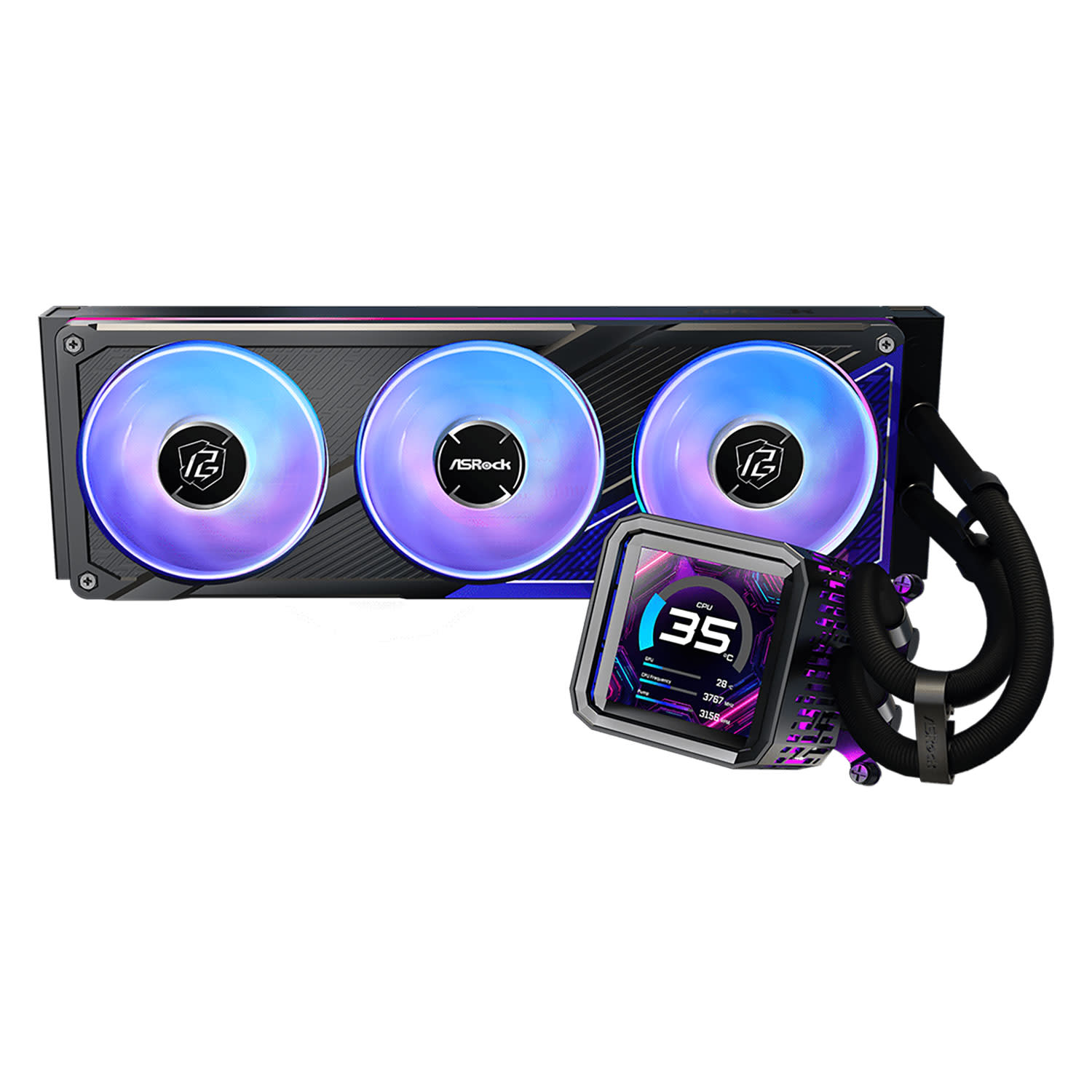 Εικόνα 3 του Asrock CPU Cooler PHANTOM GAMING 360 LCD