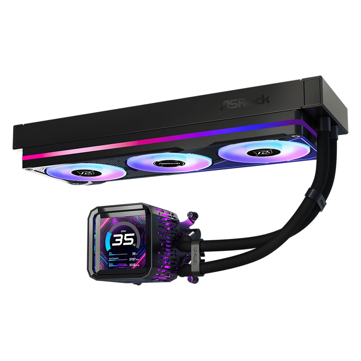 Εικόνα 4 του Asrock CPU Cooler PHANTOM GAMING 360 LCD