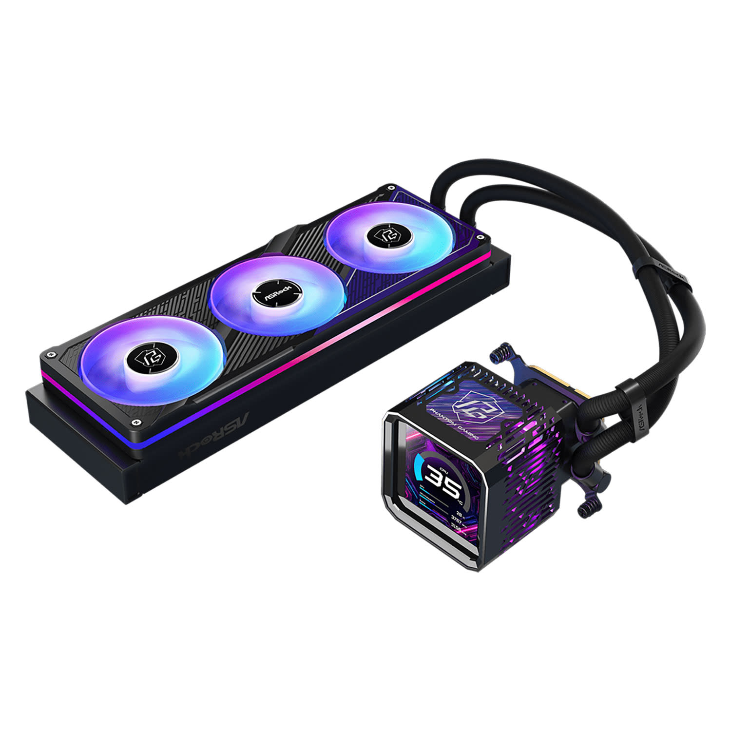 Εικόνα 5 του Asrock CPU Cooler PHANTOM GAMING 360 LCD