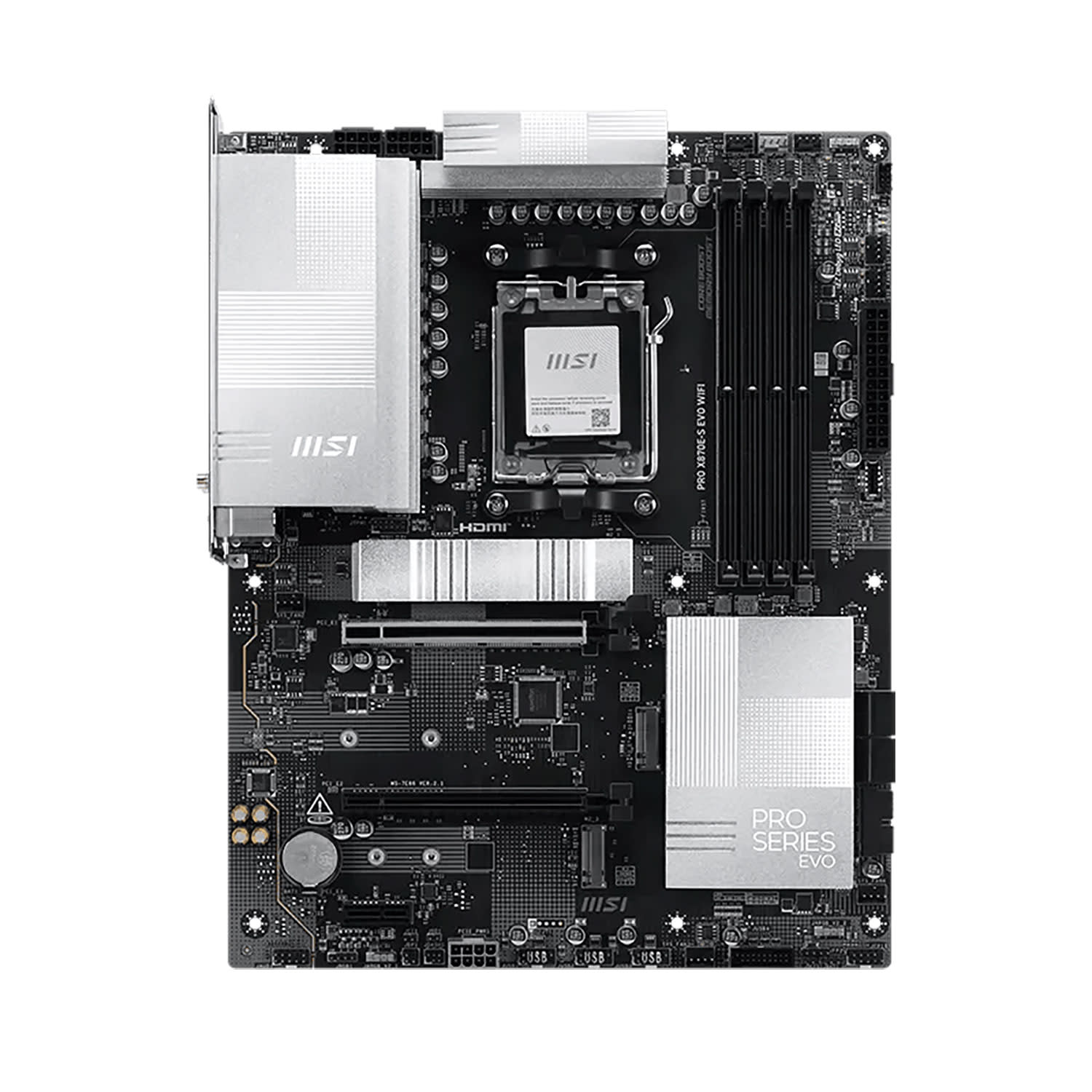 Κάνε κλικ για να δεις την εικόνα 2 του MSI Motherboard X870E-S PRO EVO WIFI (X870/AM5/DDR5)