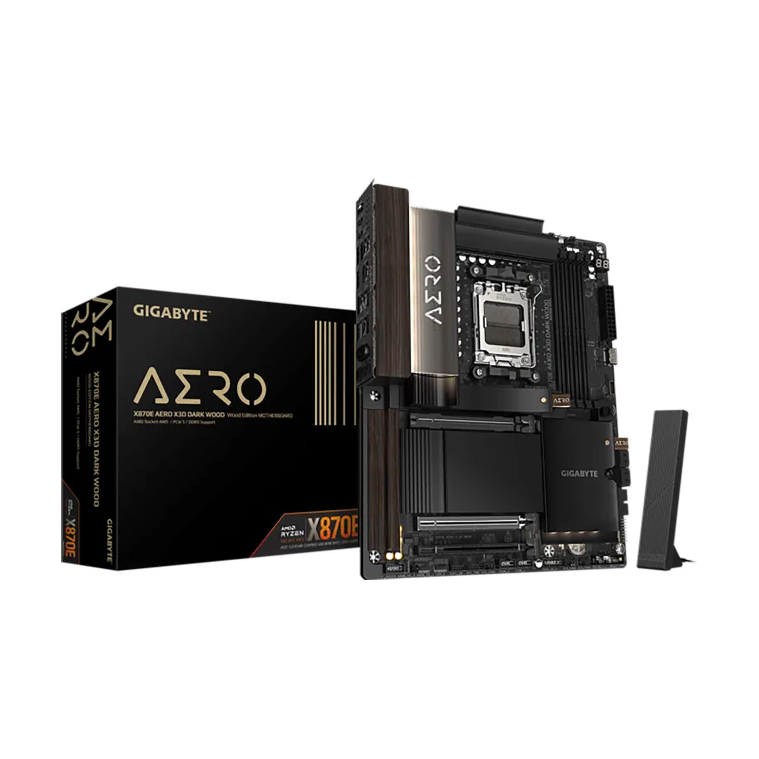 Κάνε κλικ για να δεις την εικόνα 1 του Gigabyte Motherboard X870E AERO X DK WOOD (X870E/AM5/DDR5)
