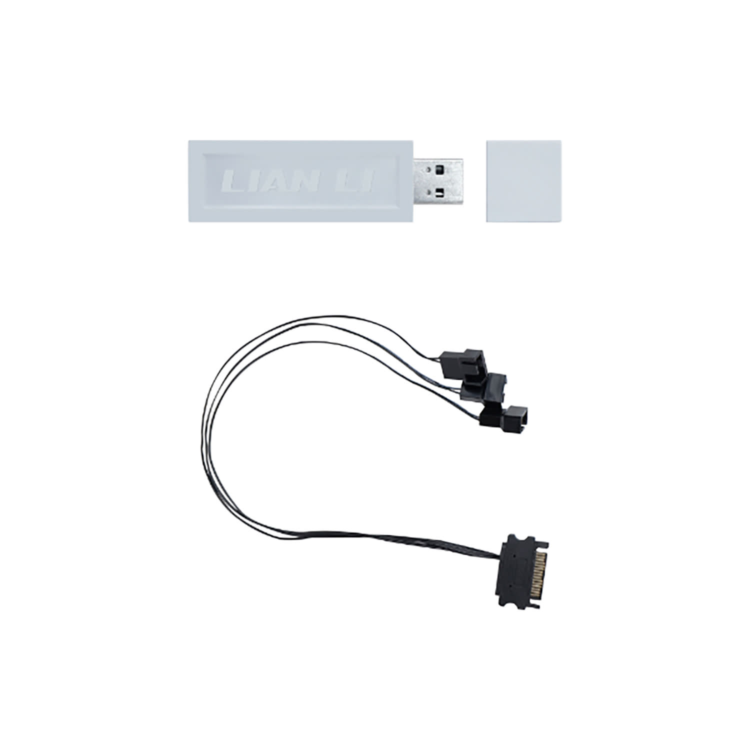 Κάνε κλικ για να δεις την εικόνα 1 του Lian Li Universal Wireless Controller V2 - White - STRIMER / CL / SL / TL / SL INFINITY Wireless