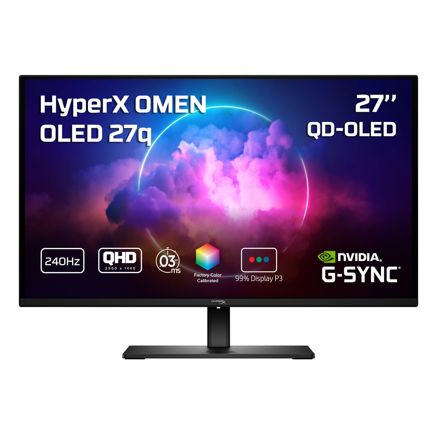 HP HyperX Omen Monitor 27" OMEN OLED 27q QHD