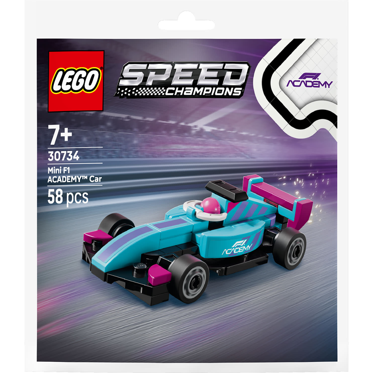 LEGO Minifigures Speed Champions Mini F1 Academy Car 30734