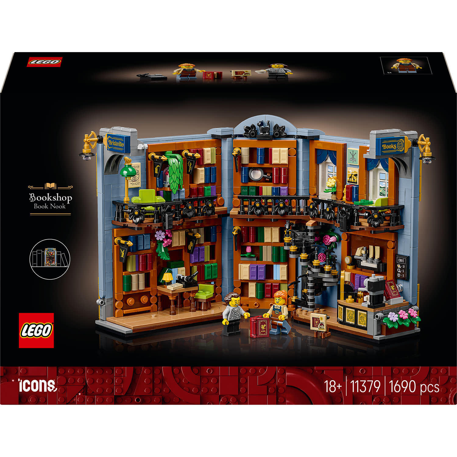 LEGO Icons Βιβλιοστάτης Βιβλιοπωλείο 11379
