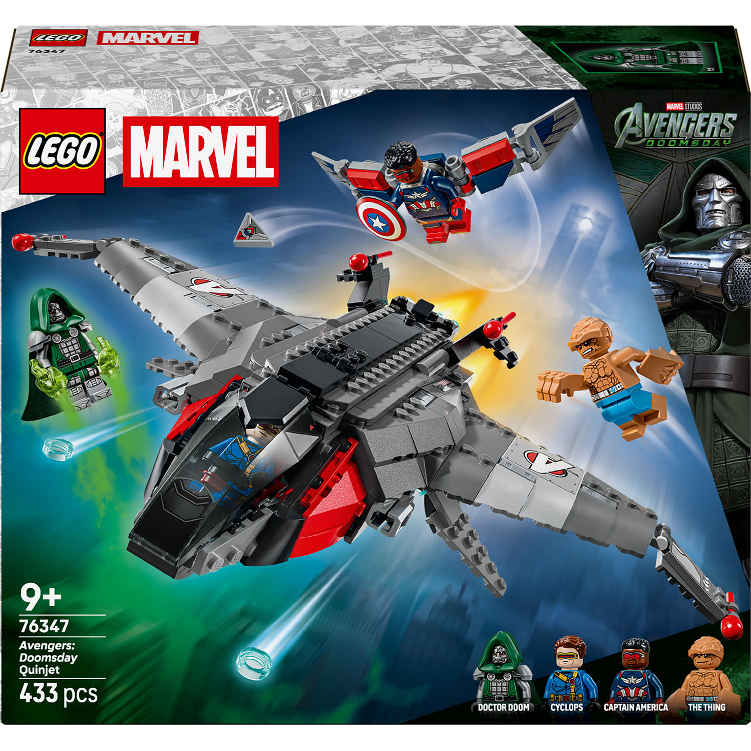 LEGO Super Heroes Avengers Doomsday Quinjet 76347