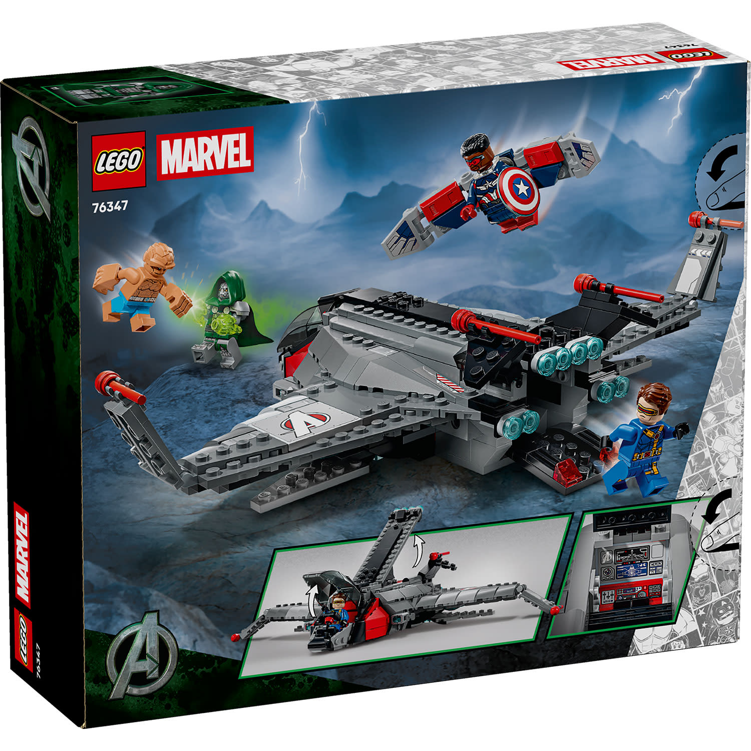 Κάνε κλικ για να δεις την εικόνα 6 του LEGO Super Heroes Avengers Doomsday Quinjet 76347
