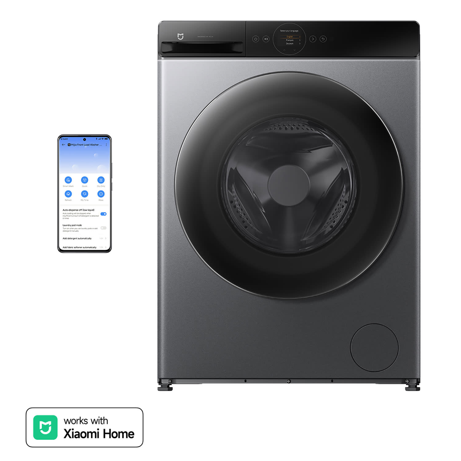 Κάνε κλικ για να δεις την εικόνα 5 του Xiaomi QMP4696EU Πλυντήριο-Στεγνωτήριο 10,00 kg / 7 kg