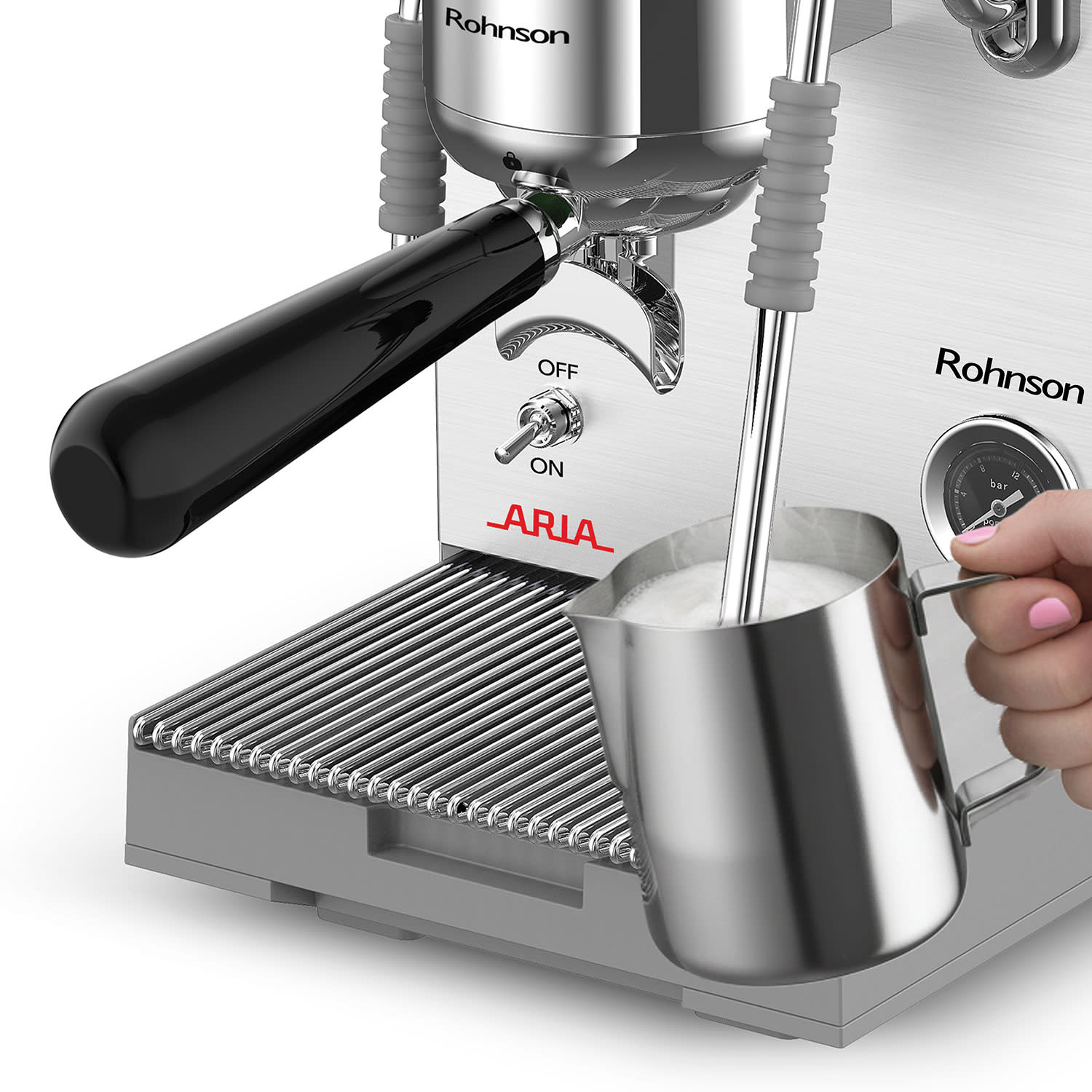 Εικόνα 3 του Rohnson Καφετιέρα Espresso Χειροκίνητη R-98350