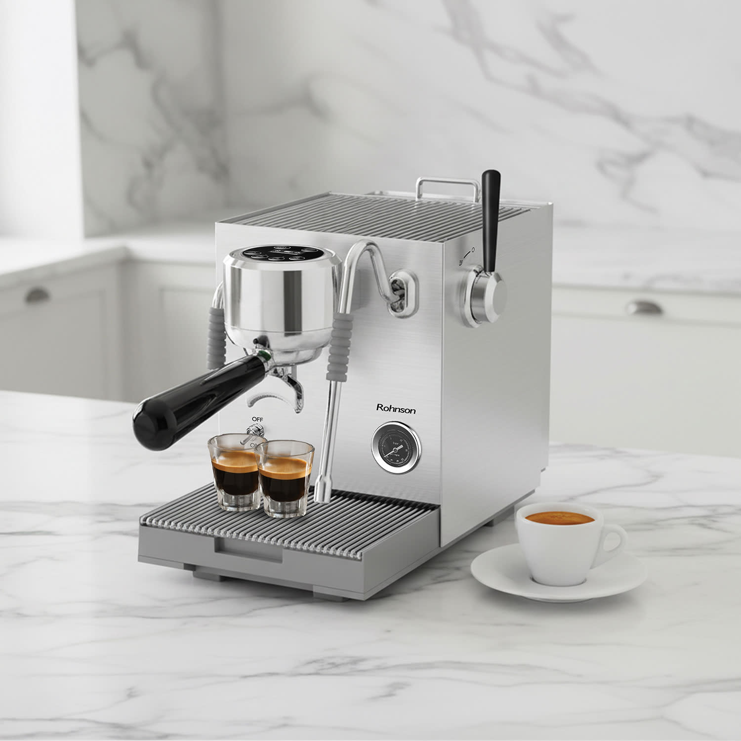 Εικόνα 9 του Rohnson Καφετιέρα Espresso Χειροκίνητη R-98350