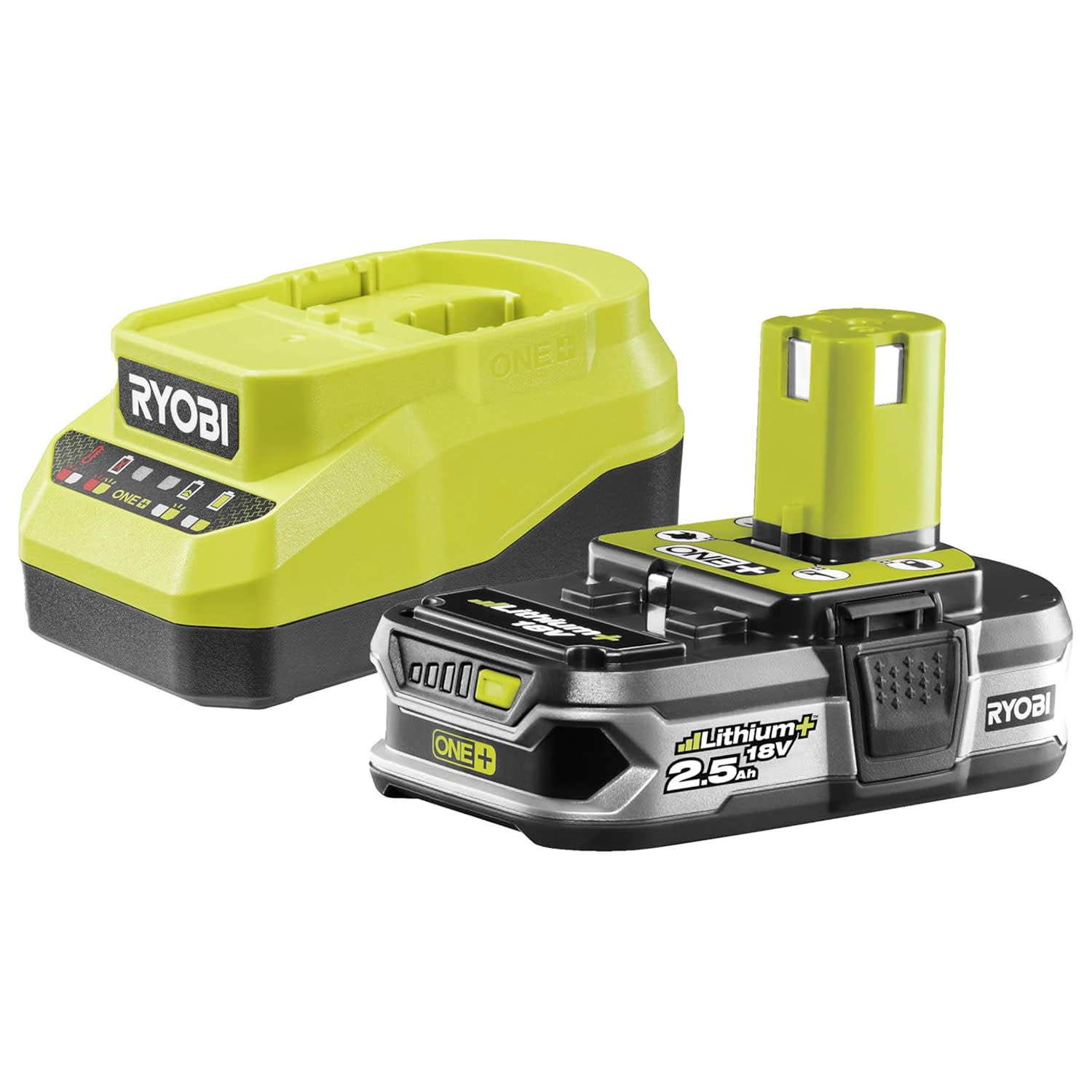 Κάνε κλικ για να δεις την εικόνα 1 του Ryobi One+ Σετ Φορτ. & Μπαταρία 18V 2026