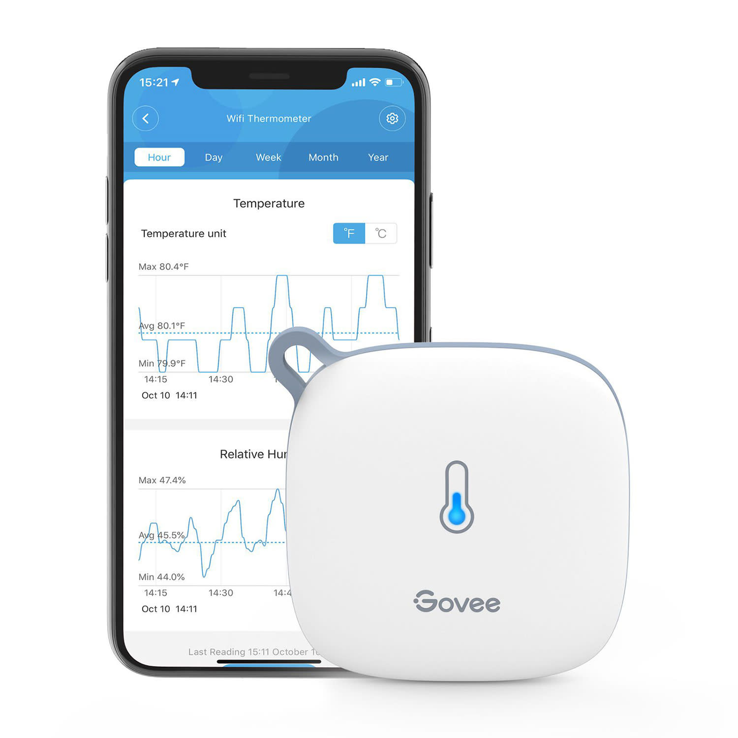 Κάνε κλικ για να δεις την εικόνα 2 του Govee WiFi Θερμόμετρο Υγρασιόμετρο