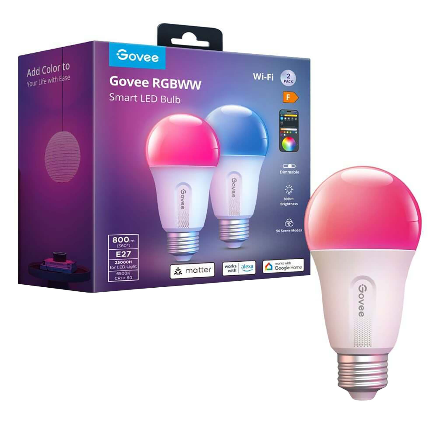 Govee Smart Wi-Fi Light Bulb Kit