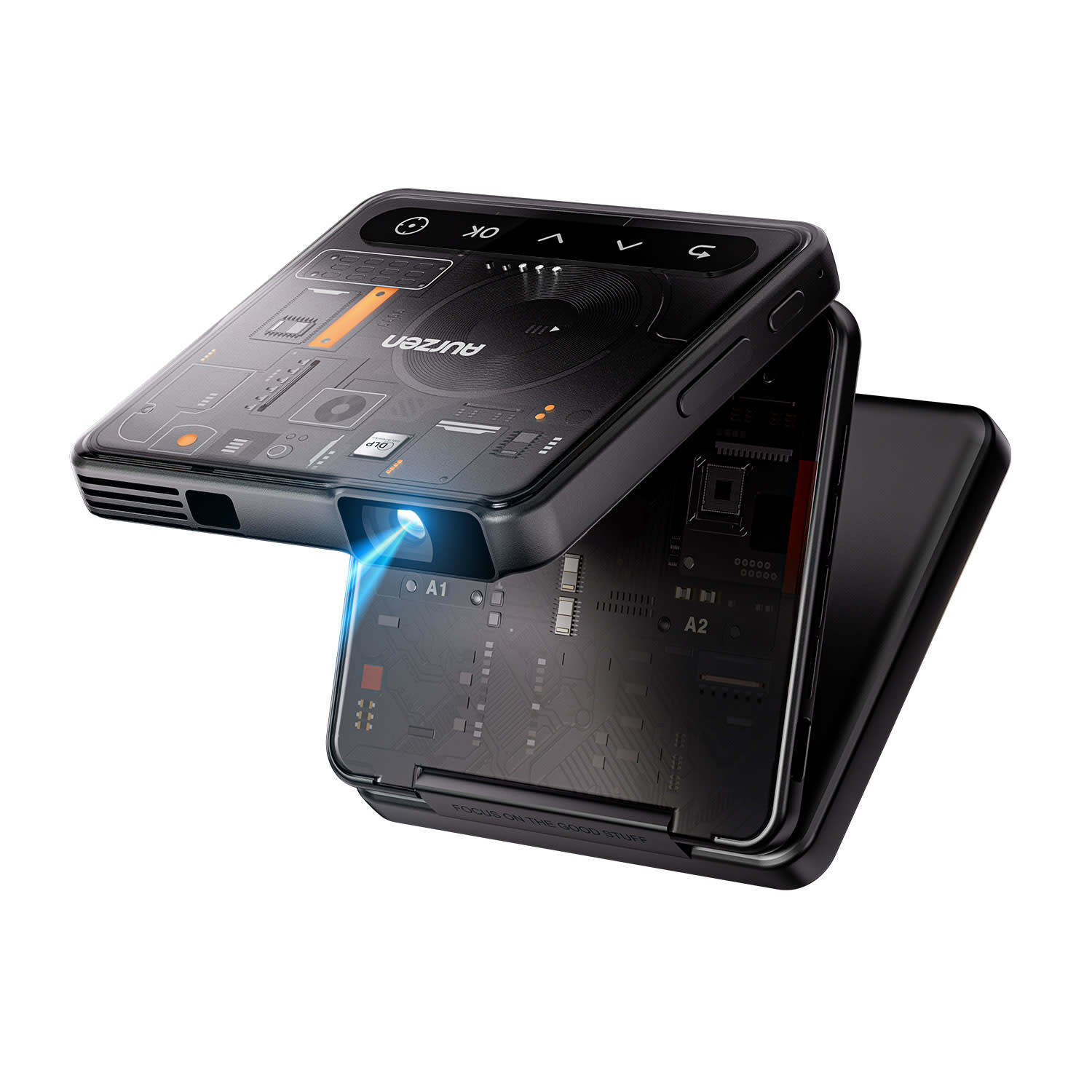 Κάνε κλικ για να δεις την εικόνα 4 του Aurzen Portable Smart Projector ZIP Cyber