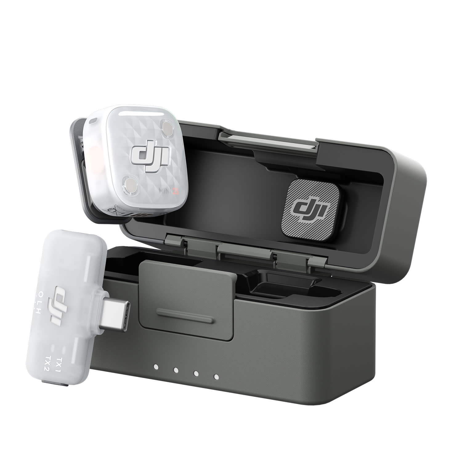 Κάνε κλικ για να δεις την εικόνα 1 του DJI Mic Mini 2S (1TX + 1Mobile RX + Charging Case)