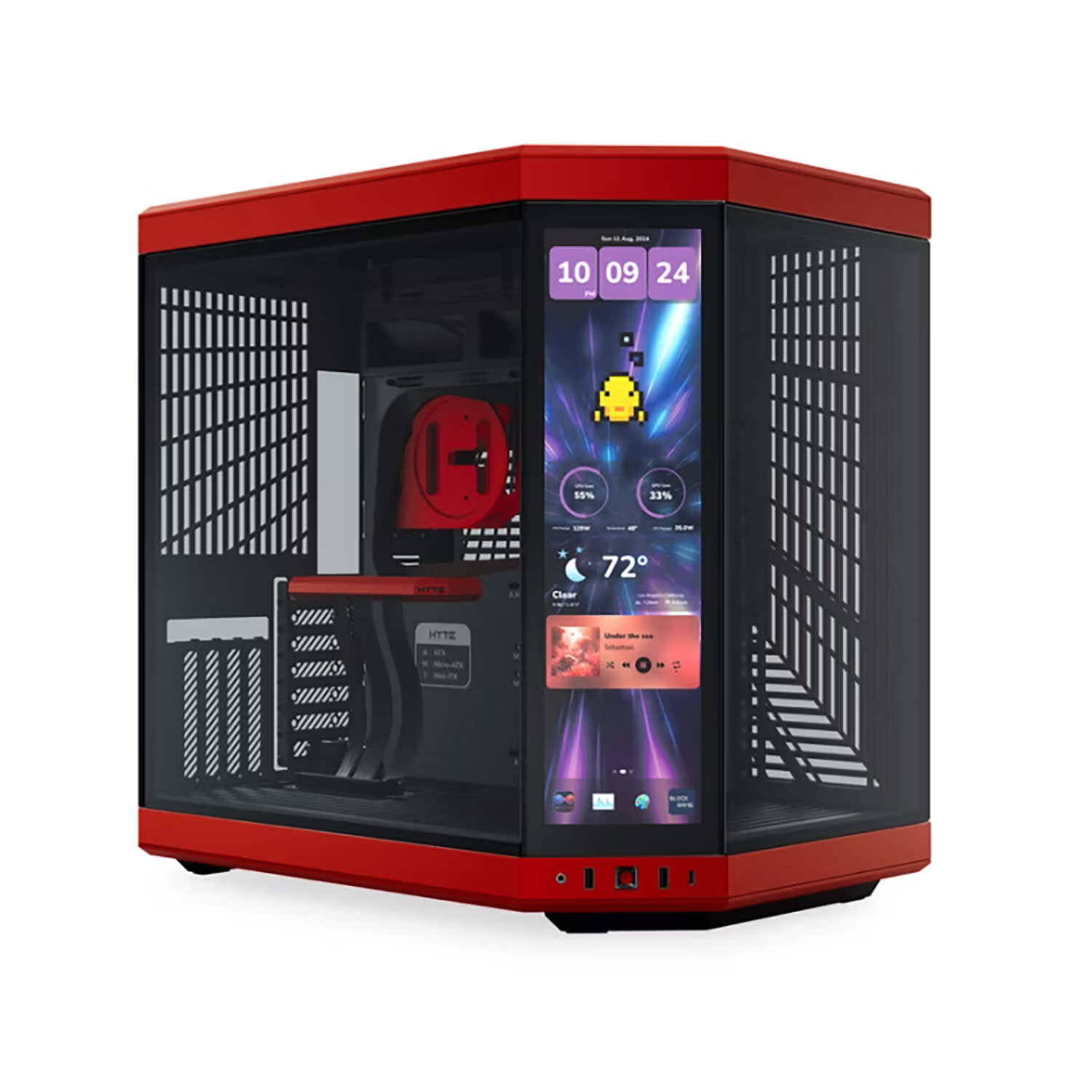 Case HYTE Y70 Touch Infinite Black Cherry