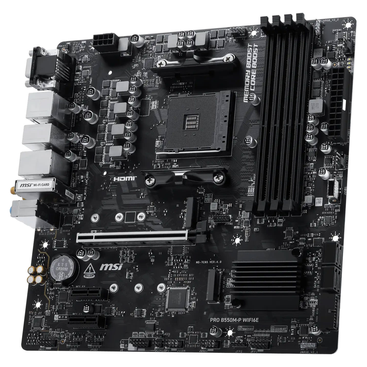 Κάνε κλικ για να δεις την εικόνα 3 του MSI Motherboard B550M-P PRO WIFI6E (B550/AM4/DDR4)