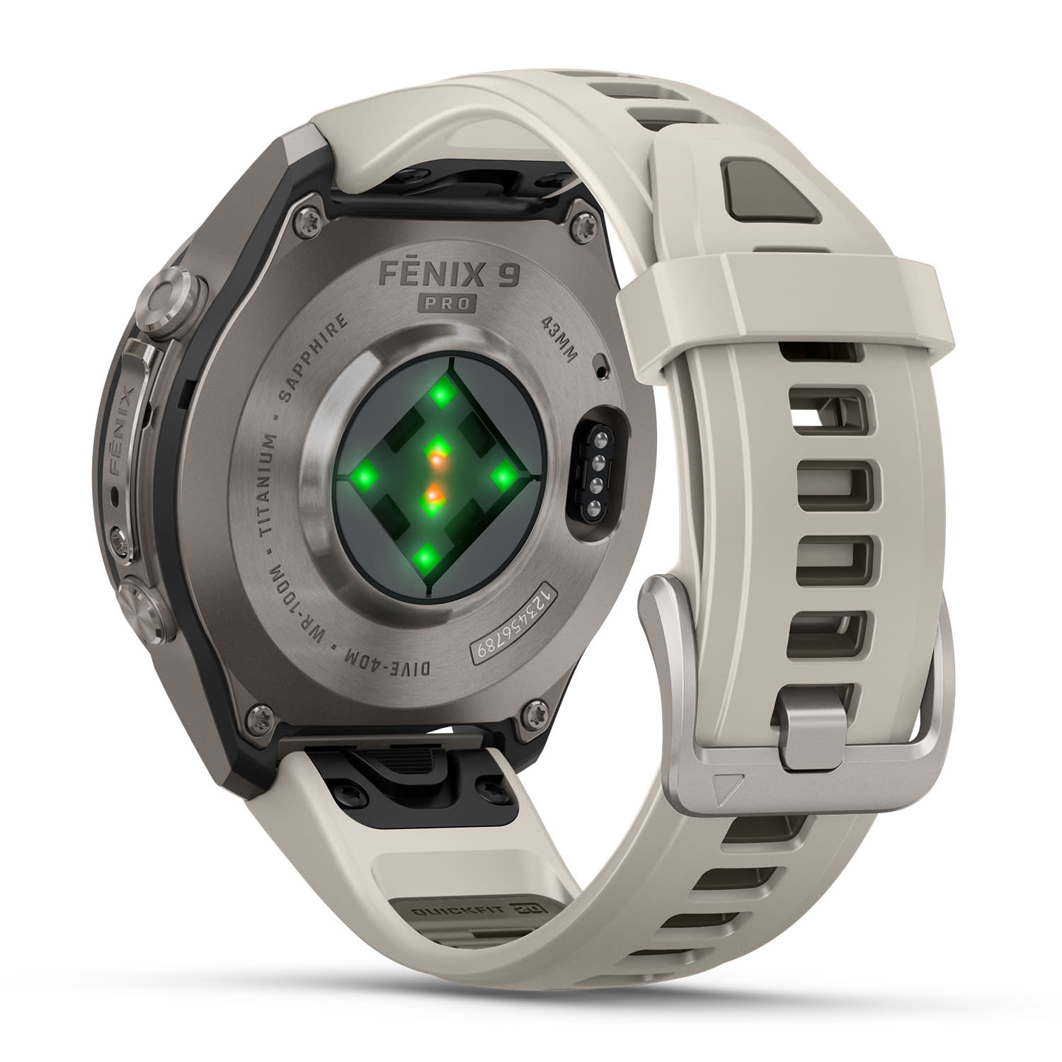 Κάνε κλικ για να δεις την εικόνα 6 του Garmin Fenix 9 Pro 43mm Amoled Sapphire Titanium Fog Gray