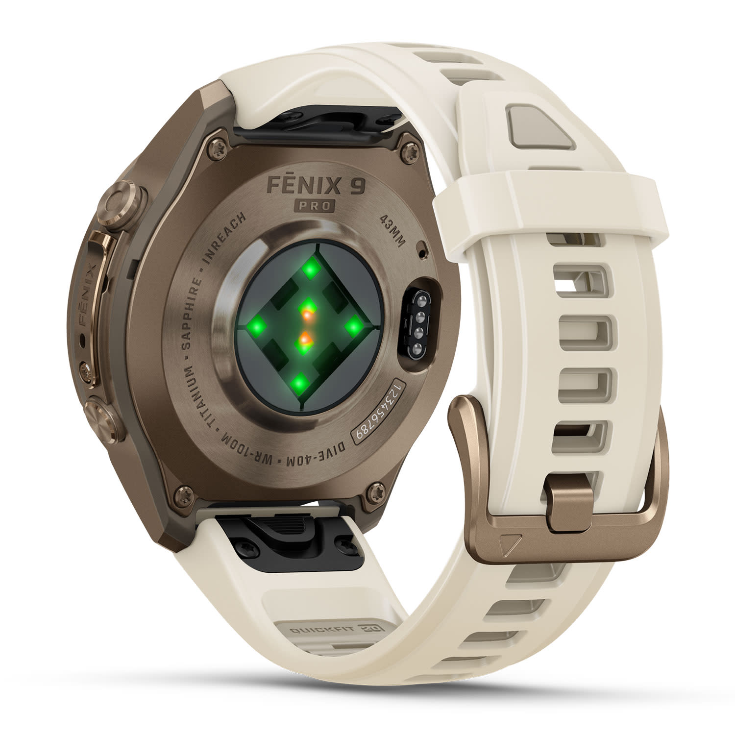 Κάνε κλικ για να δεις την εικόνα 6 του Garmin Fenix 9 Pro inReach 43mm Amoled Sapphire Gold Titanium