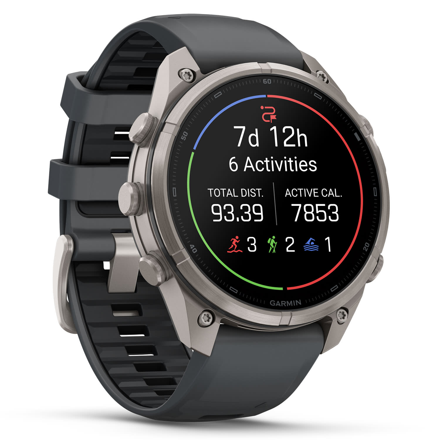 Κάνε κλικ για να δεις την εικόνα 3 του Garmin Fenix 9 Pro 47mm Amoled Sapphire Titanium Graphite