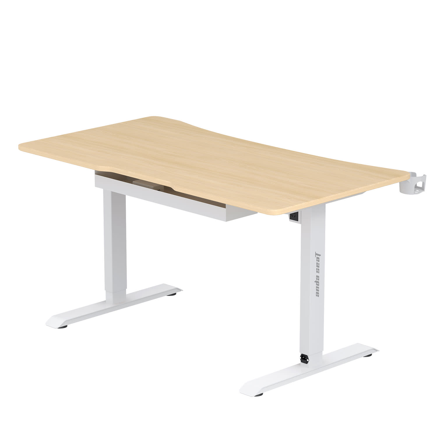Κάνε κλικ για να δεις την εικόνα 5 του Anda Seat Gaming Γραφείο Xtreme με ρυθμιζόμενο ύψος 140cm Βελανιδία-Λευκό