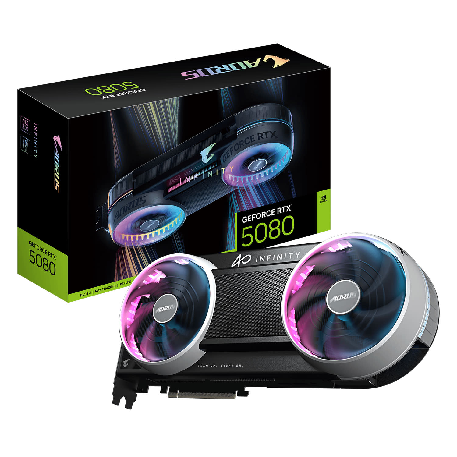 Κάνε κλικ για να δεις την εικόνα 1 του Gigabyte VGA GeForce RTX 5080 AORUS INFINITY 16 GB