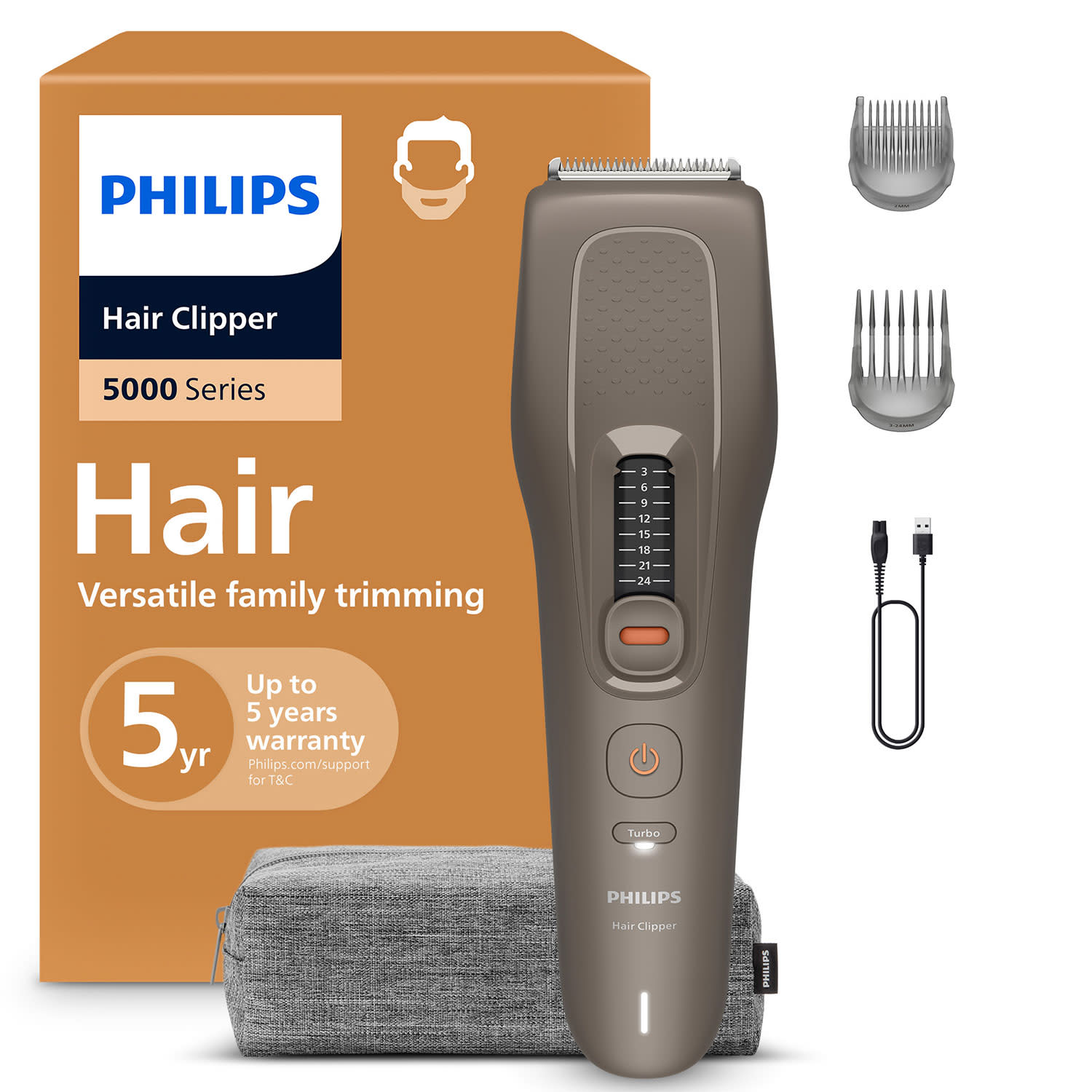 Κάνε κλικ για να δεις την εικόνα 3 του Philips Κουρευτική Μηχανή HC5722/15 5000