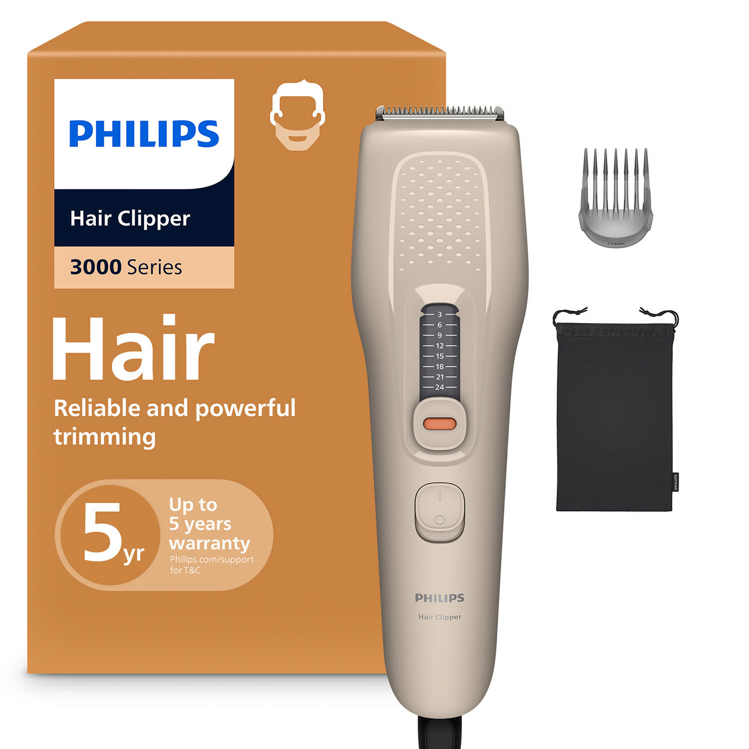 Κάνε κλικ για να δεις την εικόνα 4 του Philips Κουρευτική Μηχανή HC3734/15 3000