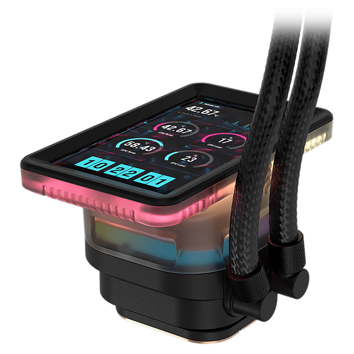Κάνε κλικ για να δεις την εικόνα 4 του Corsair CPU Cooler Nautilus II 360 LCD Black