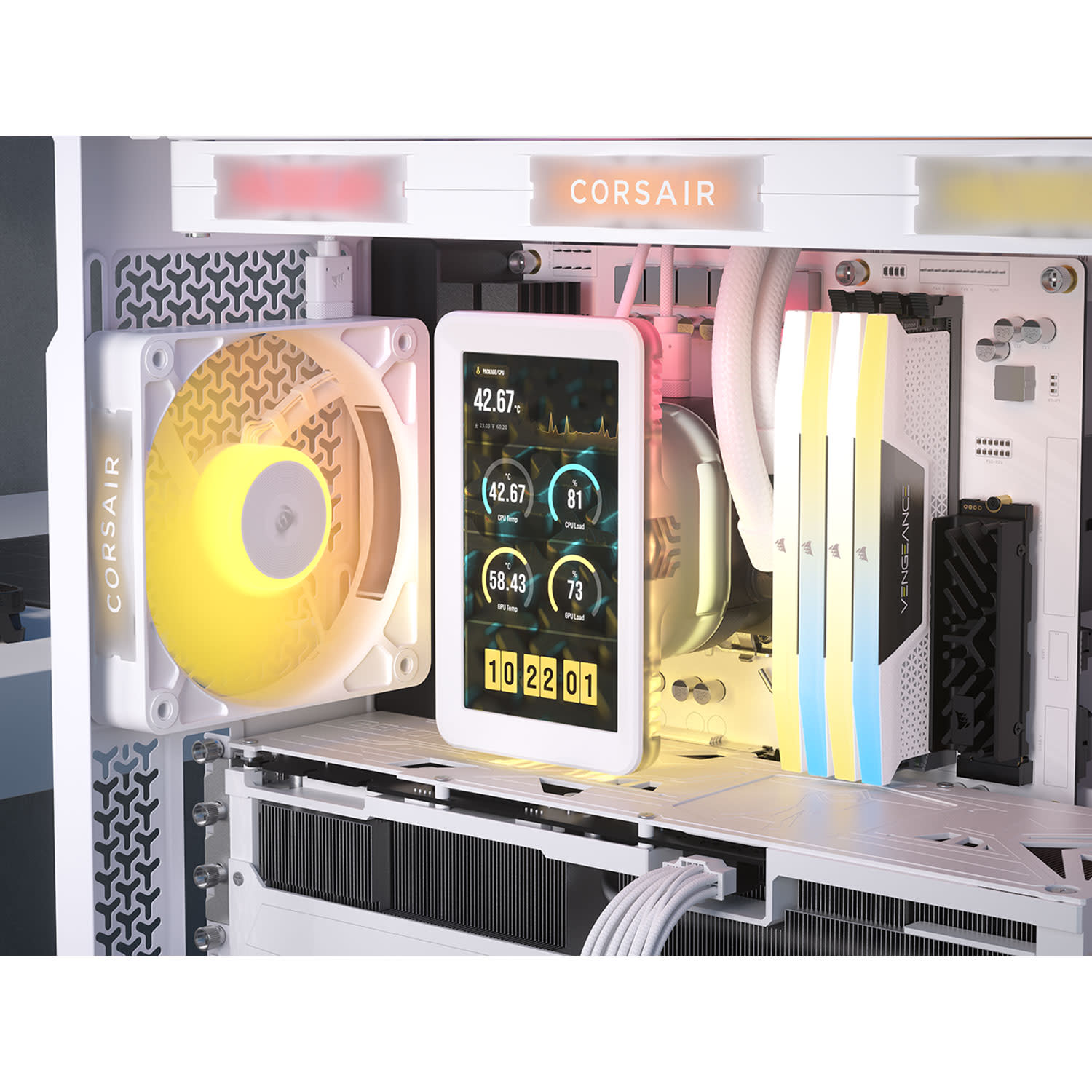 Κάνε κλικ για να δεις την εικόνα 9 του Corsair CPU Cooler Nautilus II 360 LCD White