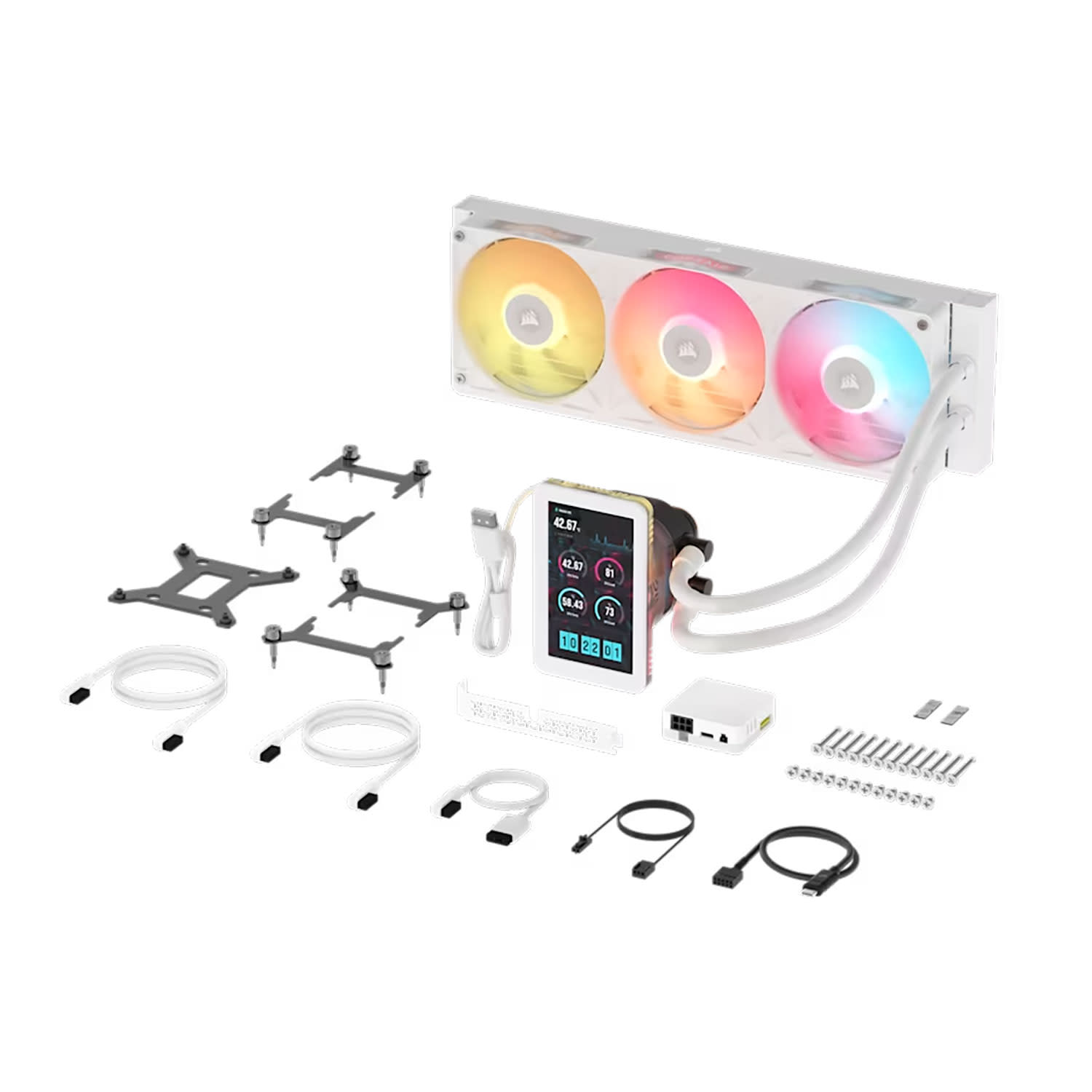 Εικόνα 4 του CPU Cooler Corsair Titan II RX360 LCD White