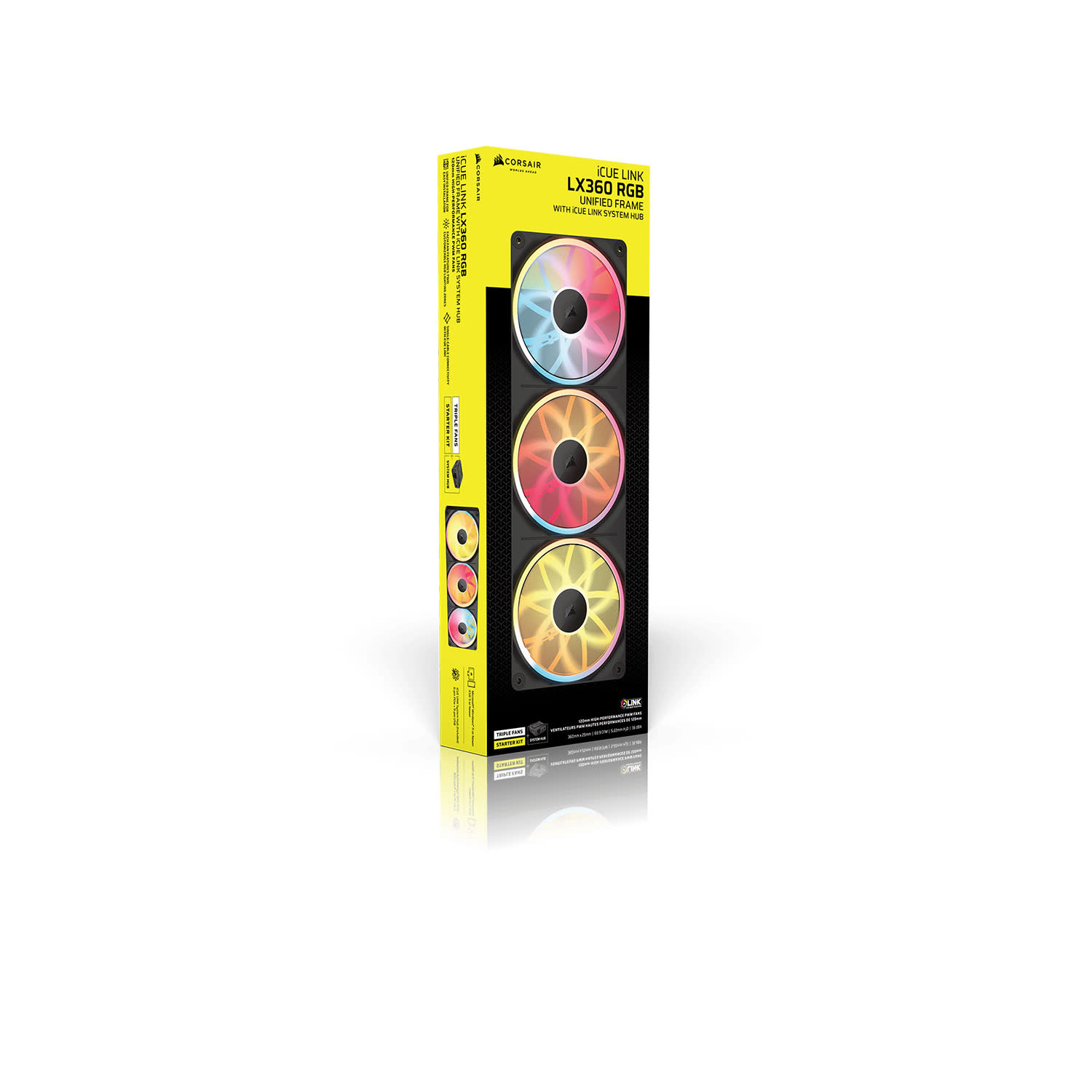 Εικόνα 7 του CORSAIR Case Fan LX360 RGB iCUE Black