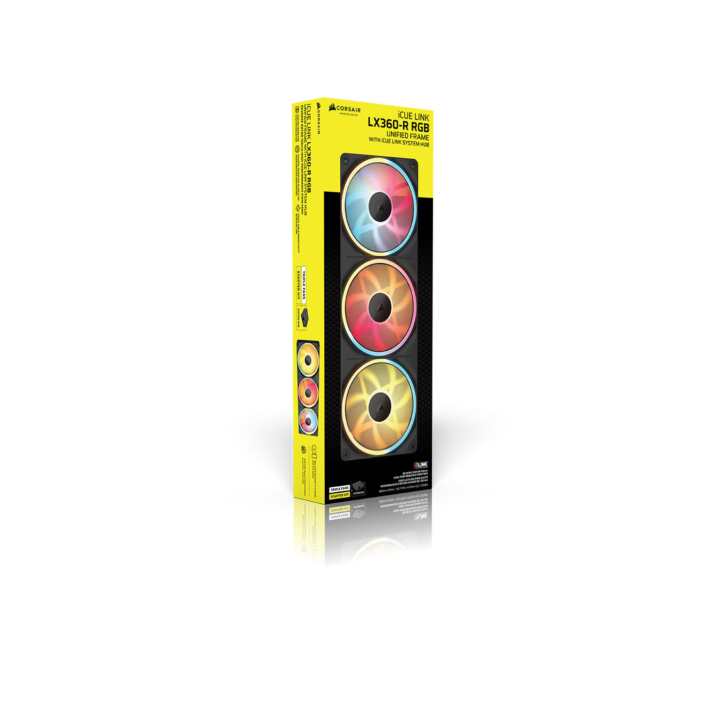 Κάνε κλικ για να δεις την εικόνα 7 του CORSAIR Case Fan LX360-R RGB iCUE Black
